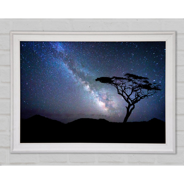 Ebern Designs Stunning Star Night Sky - Single Picture Frame Art Prints ...