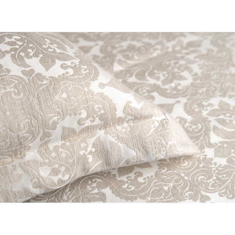 Baroque Euro Pillow Cover, Champagne