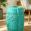 Table d'appoint SOLAR, couleur sarcelle