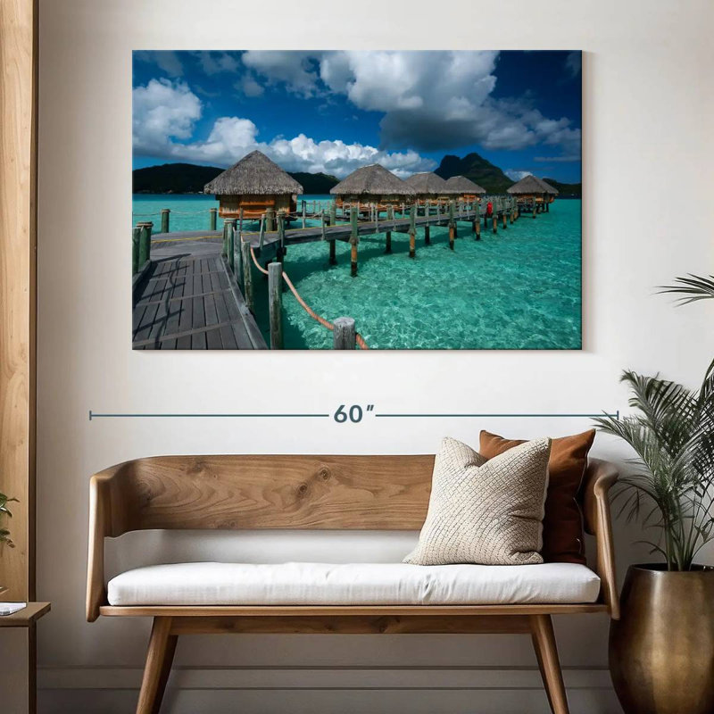 Aletra Bora Bora Beach Villa, H 34 po x l 51 po