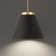 Bentley 1 - Light Black/Aged Brass LED Single Pendant