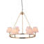 Chester 6 - Light Waggon Wheel Chandelier-109724240