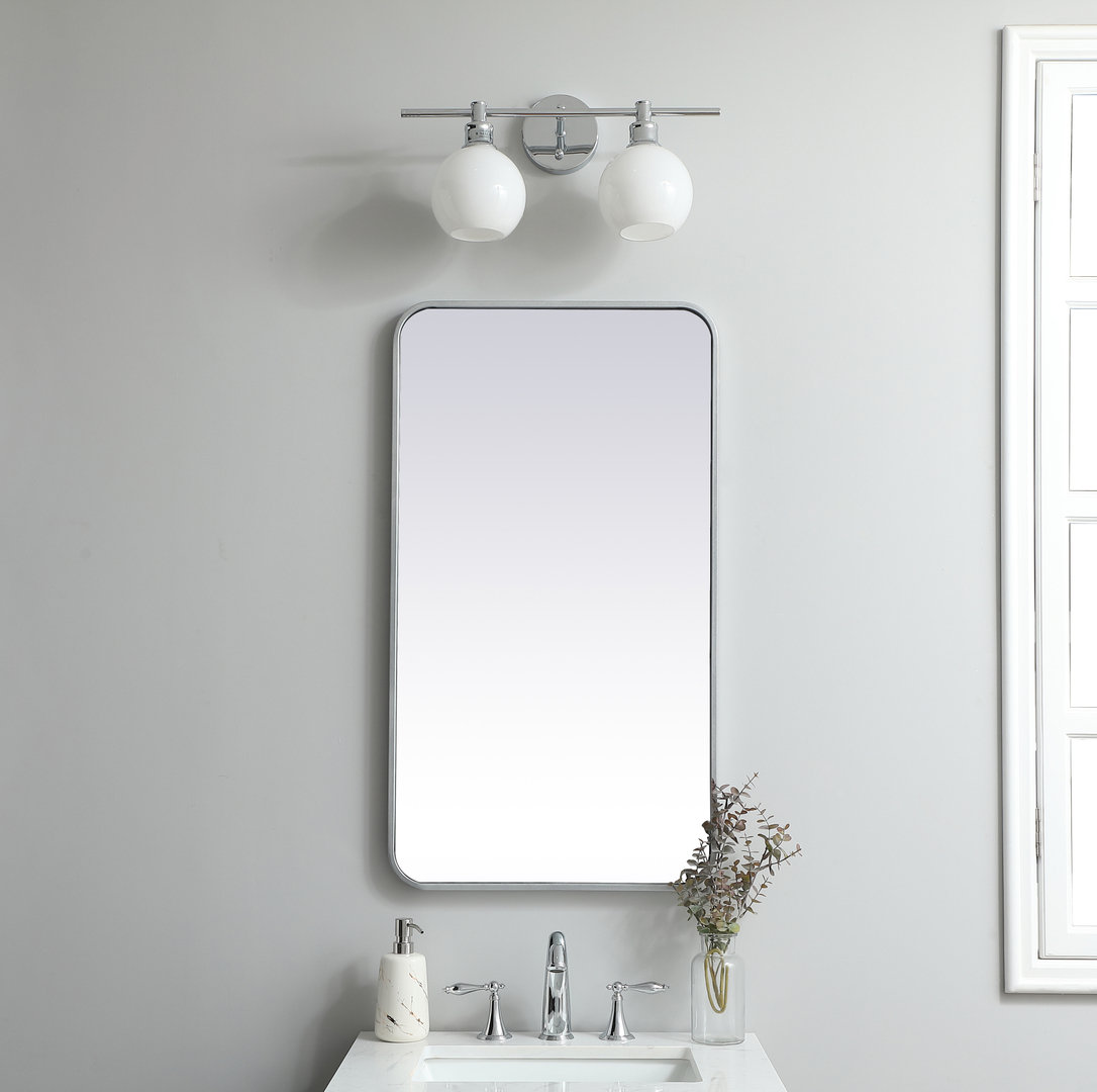 Sabine Accent Mirror, 36" x 20", Silver