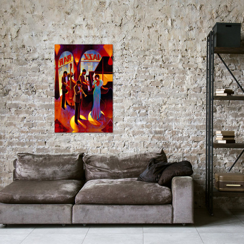 «At the Top» par Keith Mallett, impression sur toile, H 26 po x l 18 po x P 1,5 po, Toile tendue, Pas de tapis