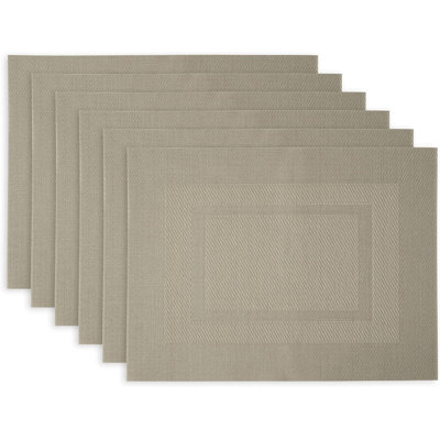 Ensemble de napperons 6 pièces Double Frame