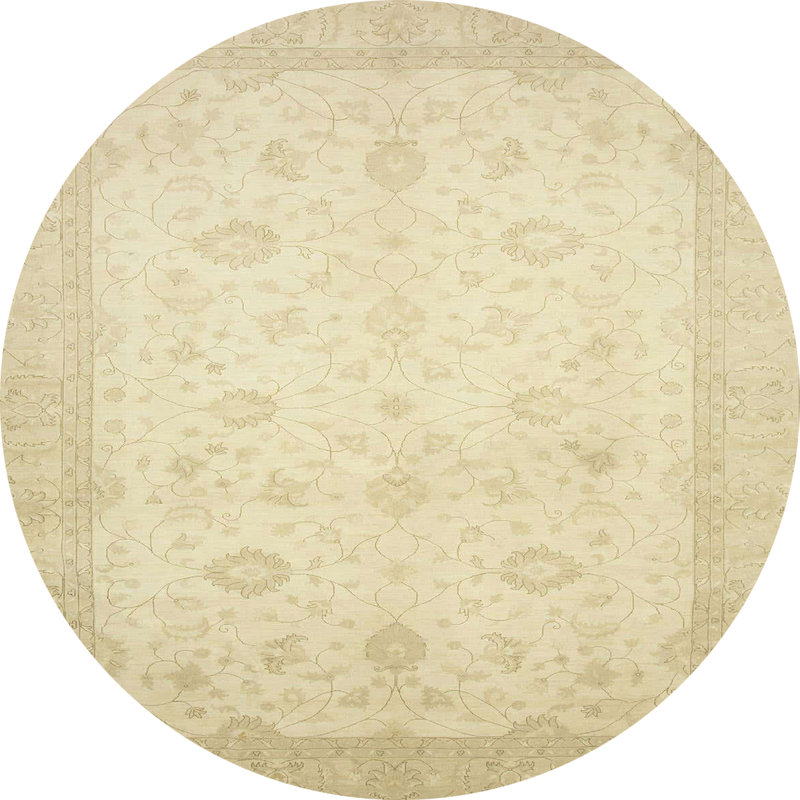 Abstract Indoor Rug, Round 5'