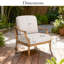 Chaises longues avec coussins Arcadia