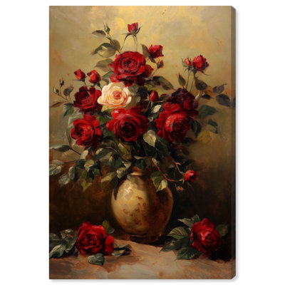 Lavish Lily Lament Canvas Romantic Floral Art by Art Remedy