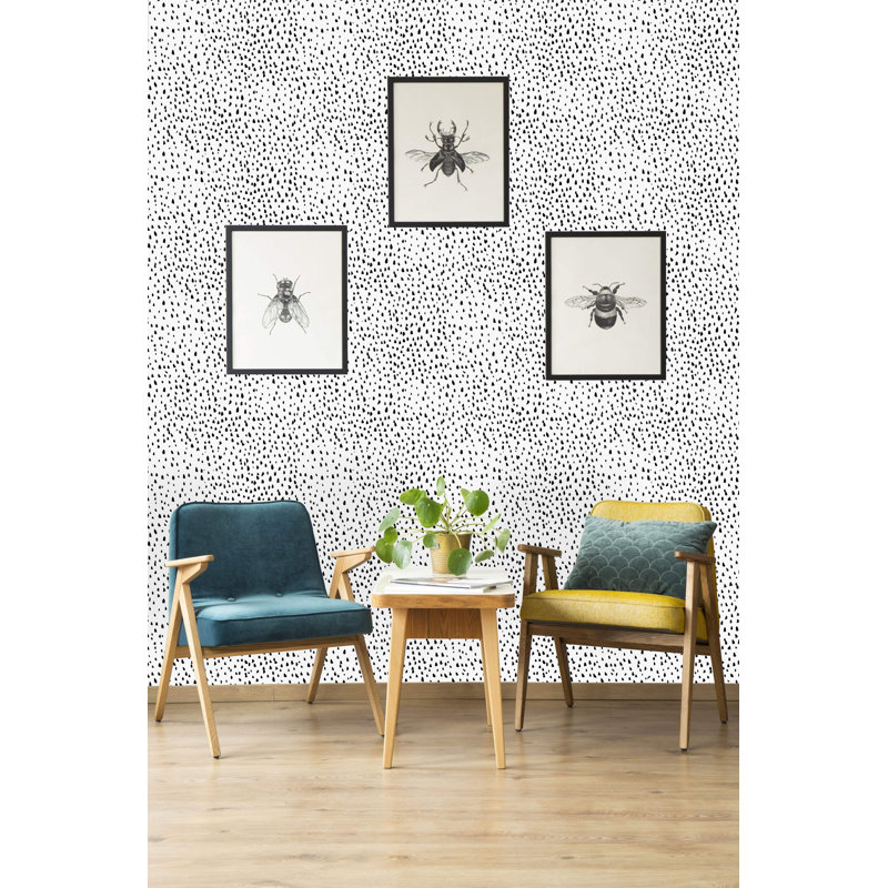 Rouleau de papier peint adhésif Aqsaa, L 10,42 pi x l 25 po