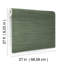 Papier peint imitation soie vert Sari-123849632