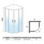 Lieb 900mm W x 1850mm H Sliding Framed Shower Door with Clear Glass