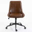 Chaise de bureau pivotante en similicuir