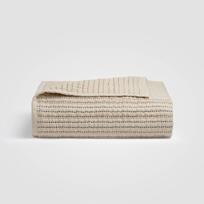 Coastal Stitch Quilted Bedspread