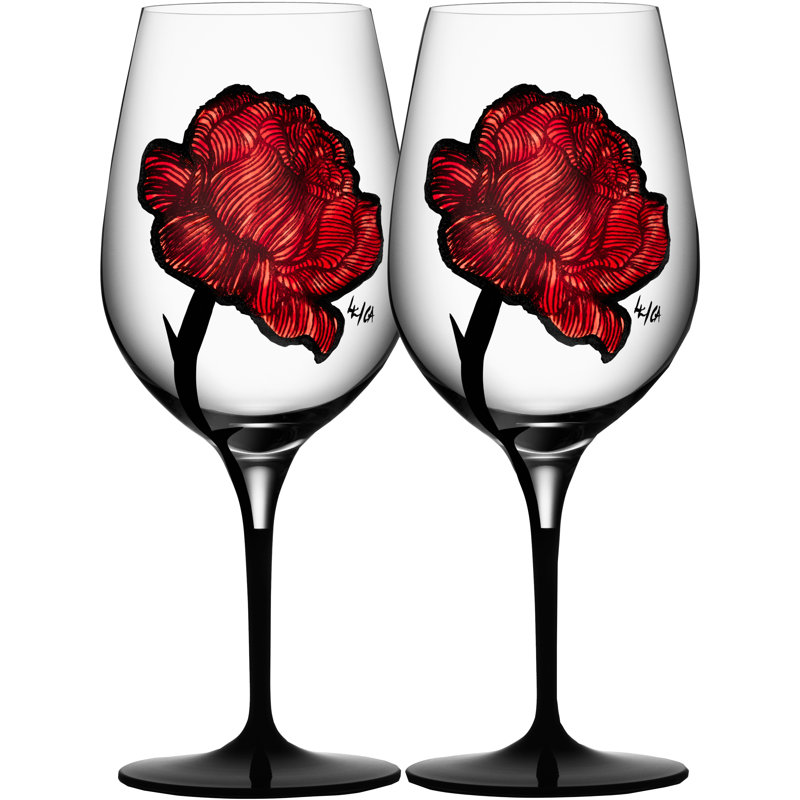 Tattoo Wine Glass