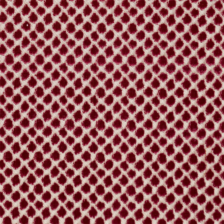 Modern Nature Etosha Velvet Fabric, Framboise