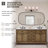 Hermes 72'' Double Bathroom Vanity with Marble Top-1739326175-1739326172