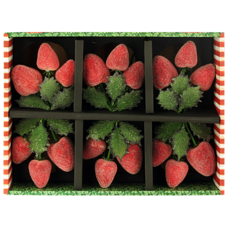 Choix de fraises de Noël, boîte de 6 à 10 pouces