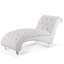 Chaise longue sans accoudoirs touffetée