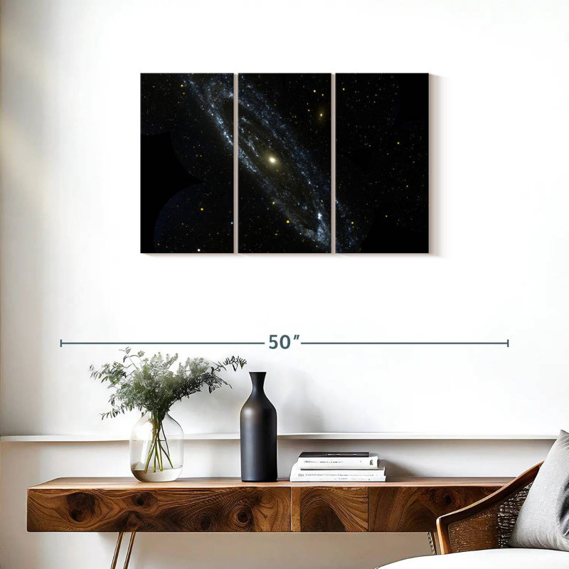 Oberle Andromeda Galaxy, 20" H x 33" W