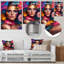 Décoration murale florale sensuelle femme IV - Glam contemporain en métal-87837003