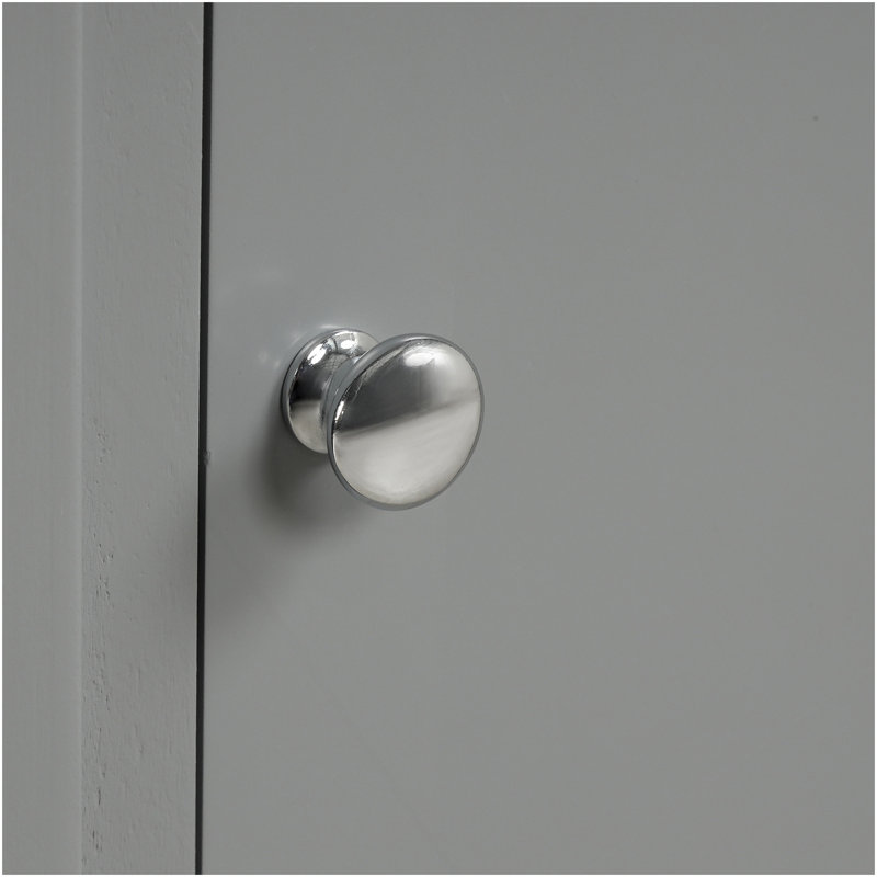 Meuble-lavabo de 20 po avec lavabo, armoire de salle de bain avec porte à fermeture douce, support de rangement et tablette réglable, gris