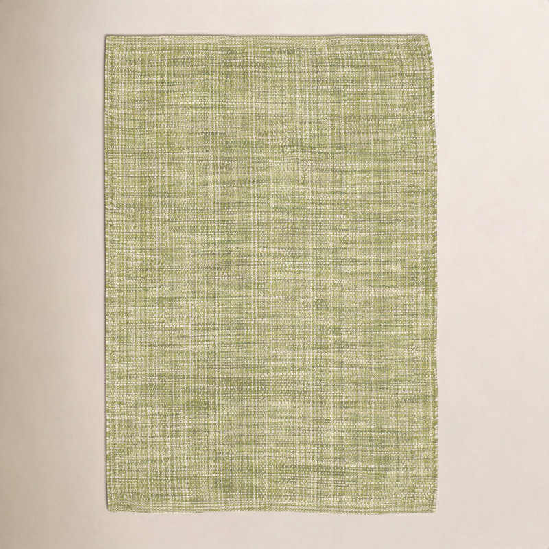 Fusion Sage Handwoven Indoor/Outdoor Rug, Rectangle 4' x 6'