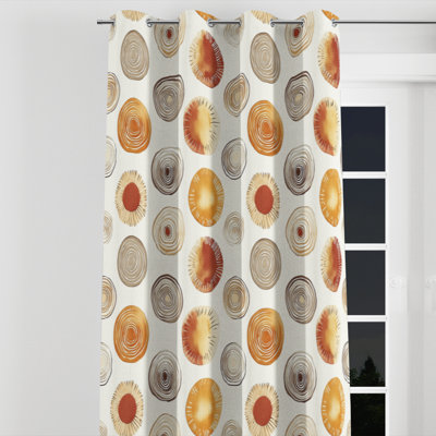 Geometric Blackout Curtains - Contemporary Azharul Grommet Curtain - 1 Panel