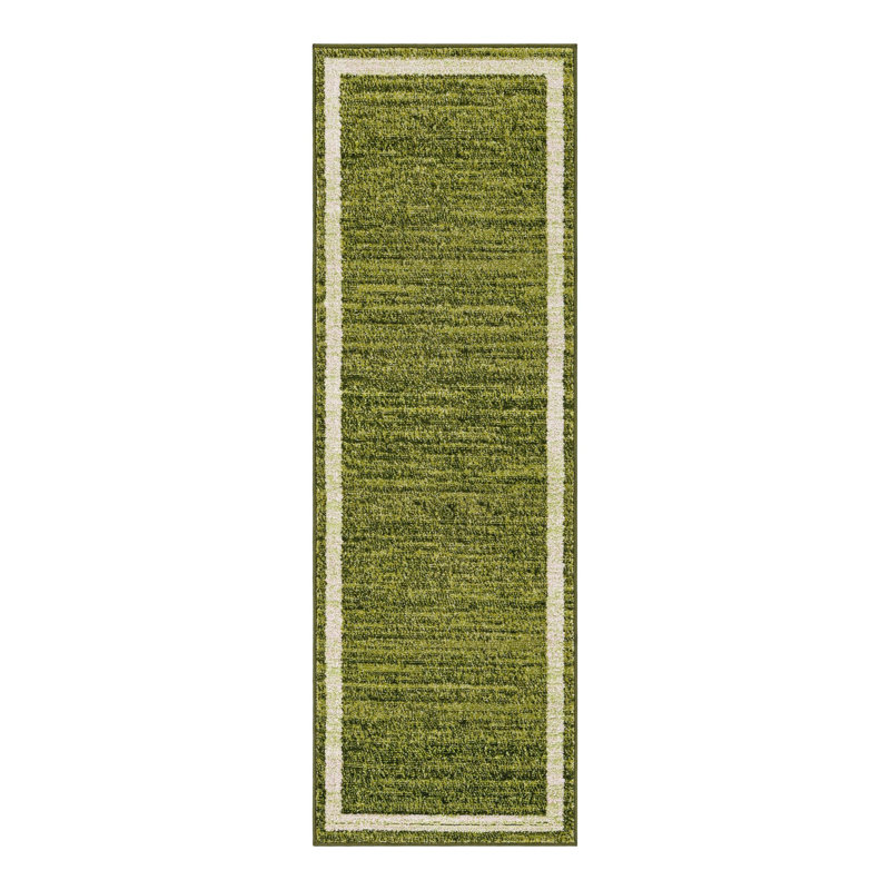 Songul Area Rug in Green, Runner 2' x 8'