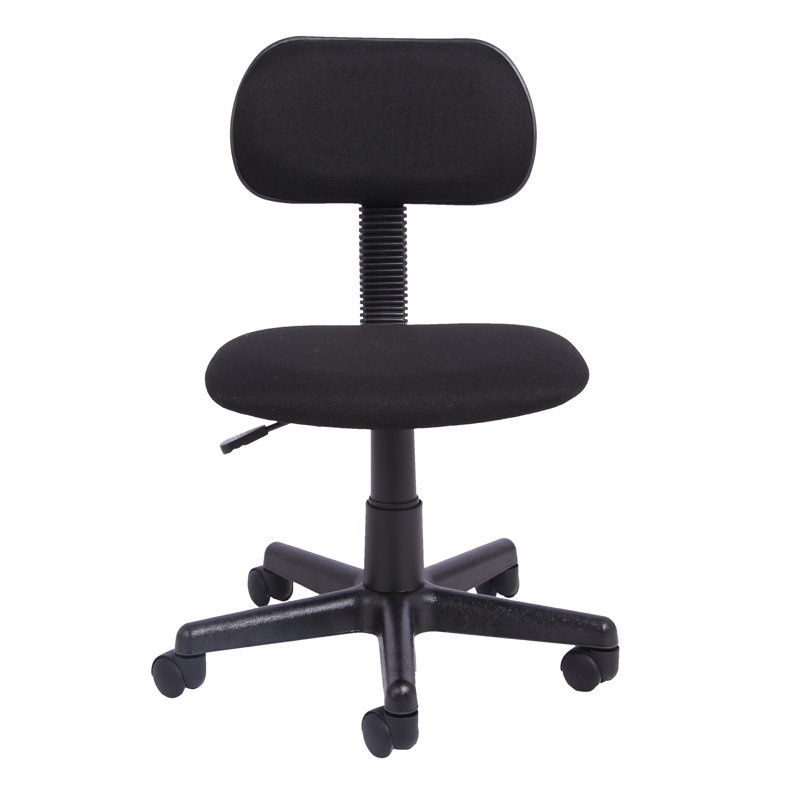 Polyester Blend Office Chair, Black