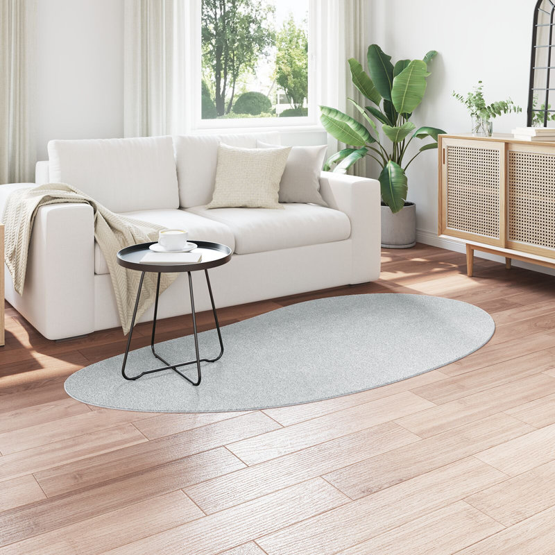 Area Rug Grey Non-Slip, Novelty 100 x 200 cm, Polyester