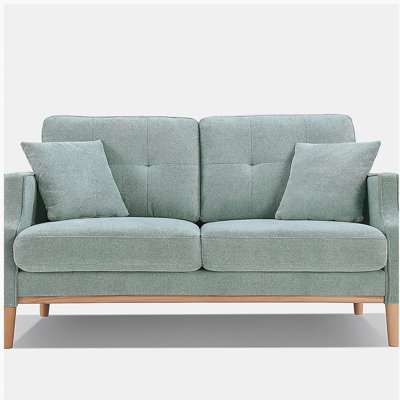 Living Space sofa 2 seater ,Loveseat With Waterproof Fabric, USB Charge