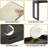 Foivos Makeup Vanity Desk with Mirror and Stool-28280497