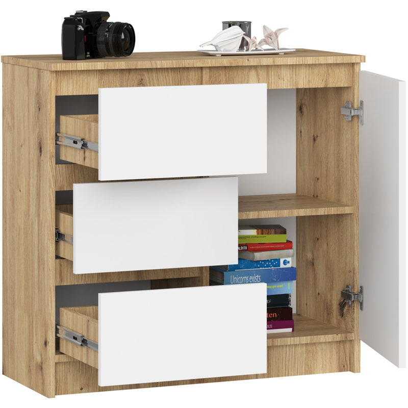 Sprage 3 -Drawer Console