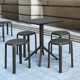 Aragons Outdoor Stacking Dining Side Chair