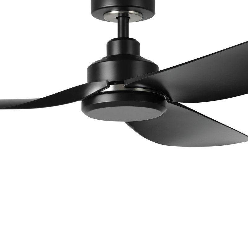 Cutshall 56 inch Ceiling Fan, Black/Brushed Nickel
