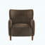 Fauteuil club à oreilles moderne rembourré