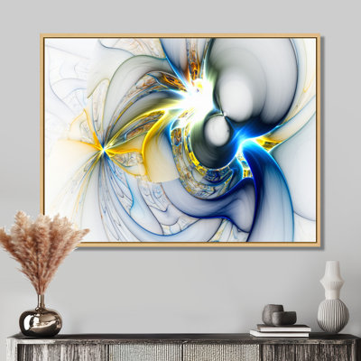 Plastique brillant multicolore, reproduction d'art graphique sur toile tendue