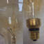 Ampoule surdimensionnée à filament ambré Edison de style industriel rétro