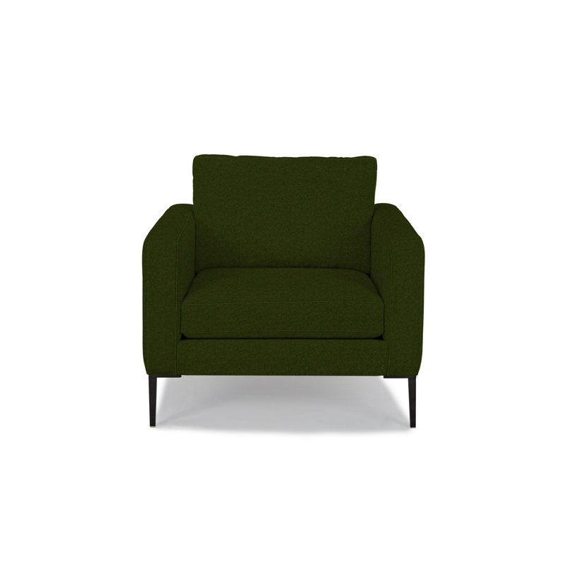 Fauteuil large de 36 po Odin, Polyester vert olive