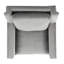Fauteuil large en velours 28,74 po-1120701219