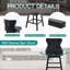 Angelicamae Unfinished Swivel 29'' Stool-914771612-901140918