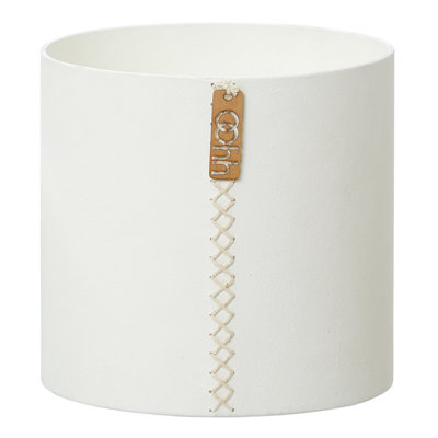 X-Lg. Recycled Paper Stich Pot White- A