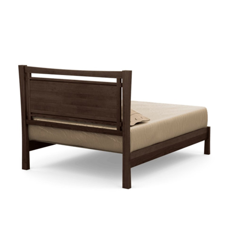 Monterey Upholstered Bed, Natural Cherry, King, Coffee