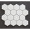 Thassos 3" x 3" Marble Honeycomb Mosaic Wall & Floor Tile