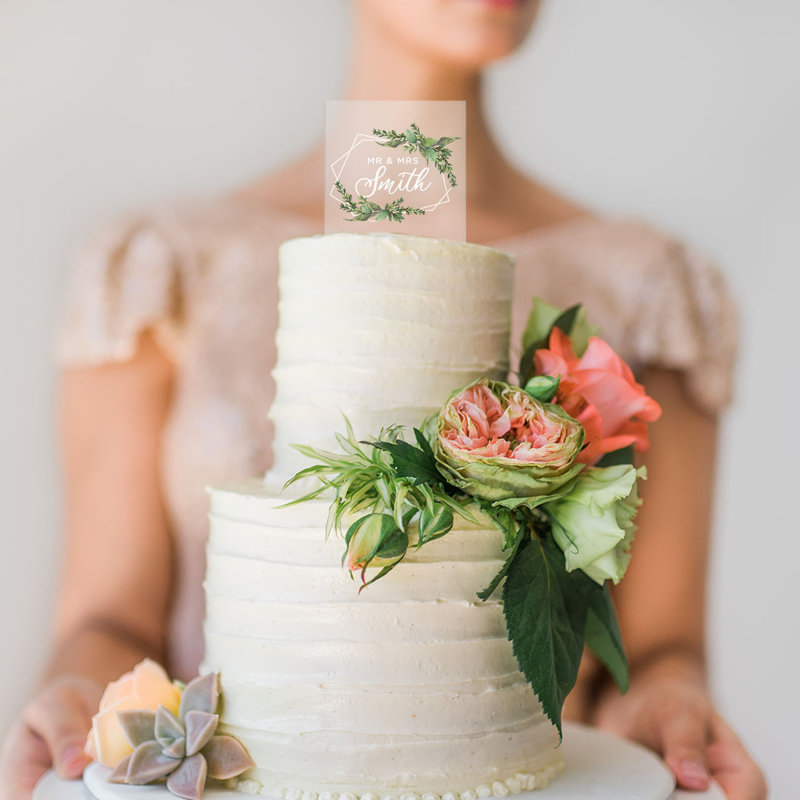 Acrylic Cake Topper