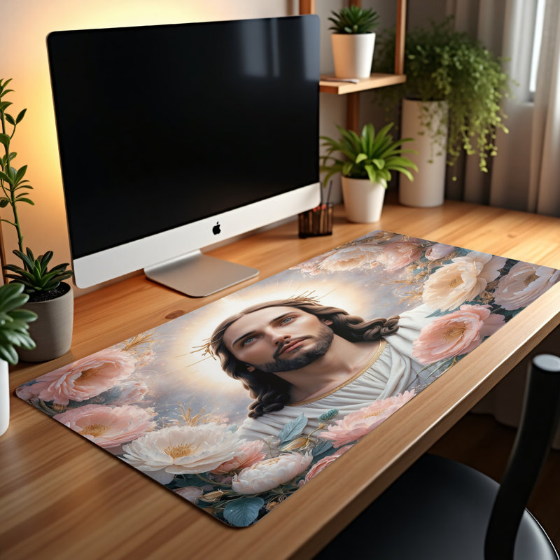 Polyester Desk Pad, 31.5x15.5