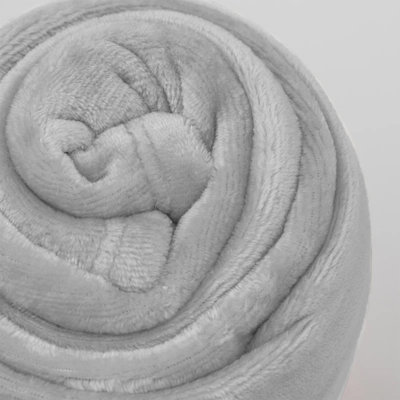 Reversible Mink Faux Plush Fur Fleece Blanket