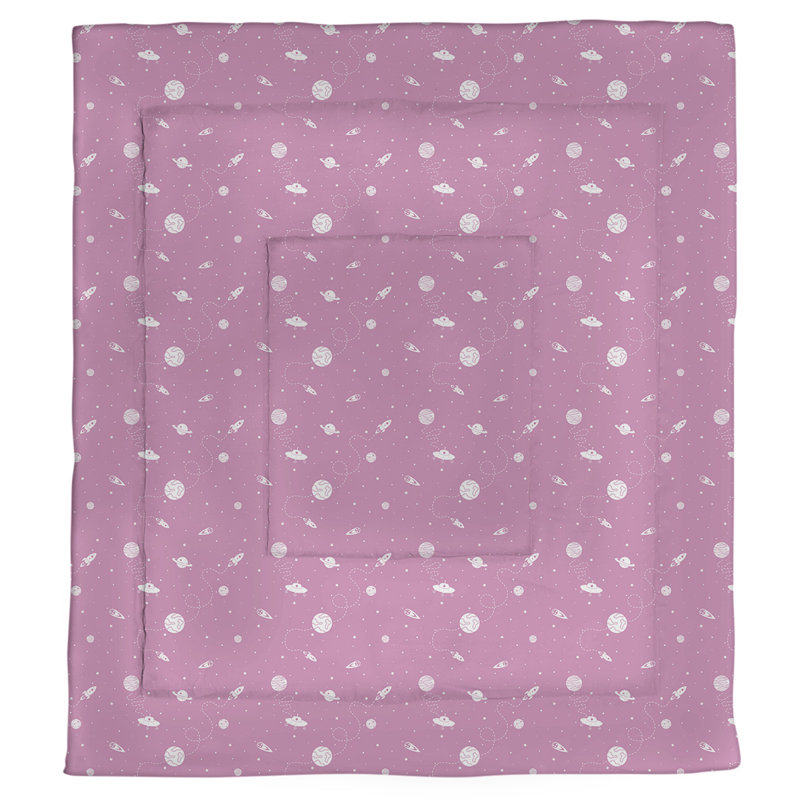 Édredon simple réversible Katelyn Elizabeth, Édredon simple, Rose