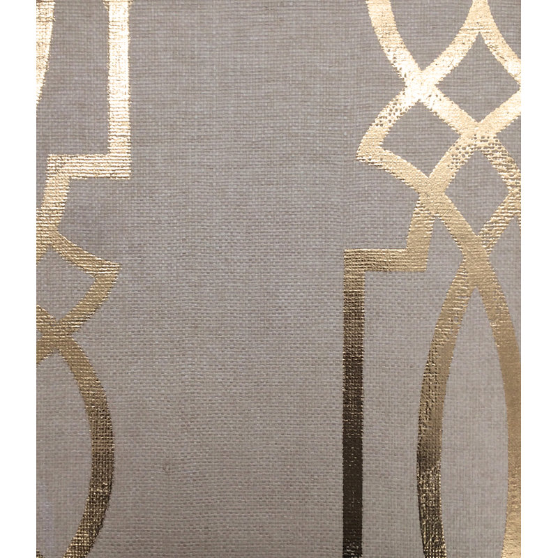 Non-Pasted Abstract Wallpaper Roll, Beige
