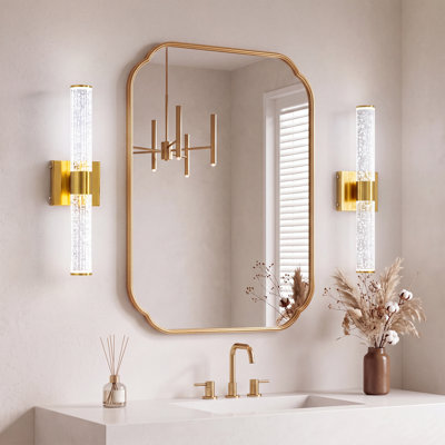 Crystal Dimmable Integrated LED Wallchiere with Reomte Control Battery Operated​